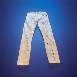 Spark Men’s Skinny Stacked Stretch Urban Distressed Denim Jeans 32 X 32 Y2K